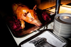 The scene at the Lanvin x Les Trois Chevaux Lunar New Year cocktail dinatoire.