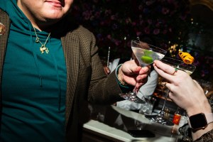 The scene at the Lanvin x Les Trois Chevaux Lunar New Year cocktail dinatoire.
