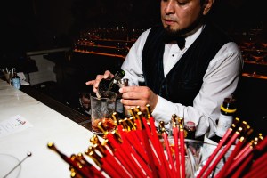 The scene at the Lanvin x Les Trois Chevaux Lunar New Year cocktail dinatoire.