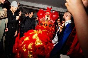 The scene at the Lanvin x Les Trois Chevaux Lunar New Year cocktail dinatoire.