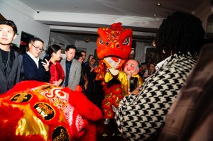 The scene at the Lanvin x Les Trois Chevaux Lunar New Year cocktail dinatoire.