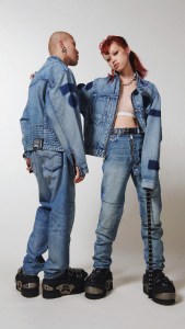Levi’s teamed up with Ambush for a second collaboration imbued with the Japanese brand’s punk-meets-luxury approach to streetwear. 