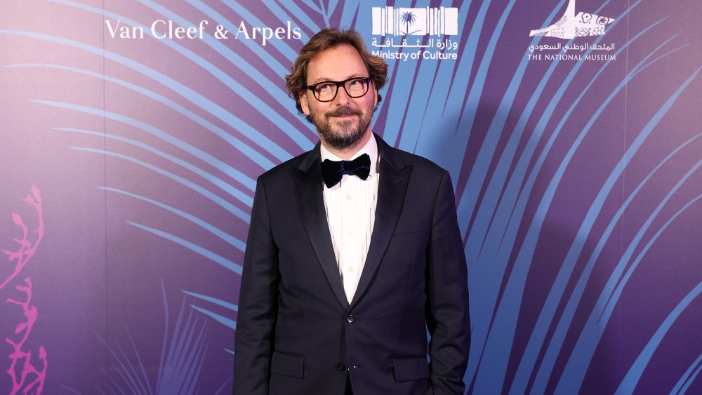 Nicolas Bos, CEO of Van Cleef & Arpels, at the opening of the Riyadh exhibition.