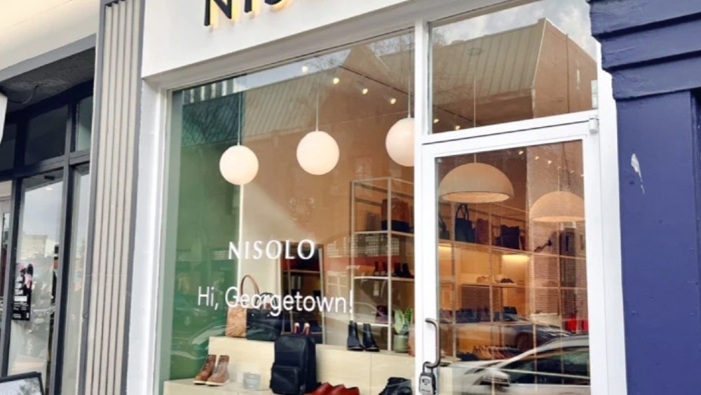 Nisolo's newest brick-and-mortar location, located on M Street in Washington, D.C.