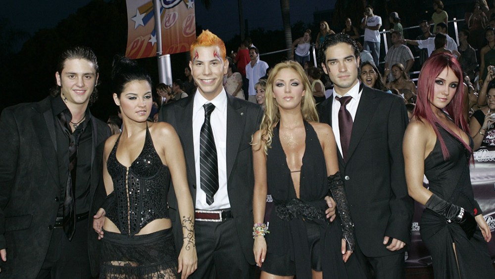 outfits, (EXCLUSIVE, Premium Rates Apply) Cast of "Rebelde RBD" (Photo by Rodrigo Varela/WireImage)