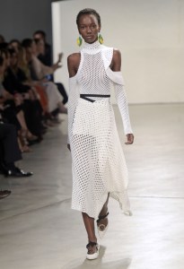 A look from the Proenza Schouler spring 2016 show.
