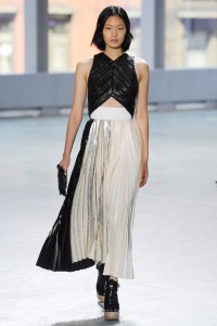 A look from the Proenza Schouler spring 2014 show.