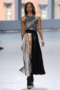 A look from the Proenza Schouler spring 2014 show.