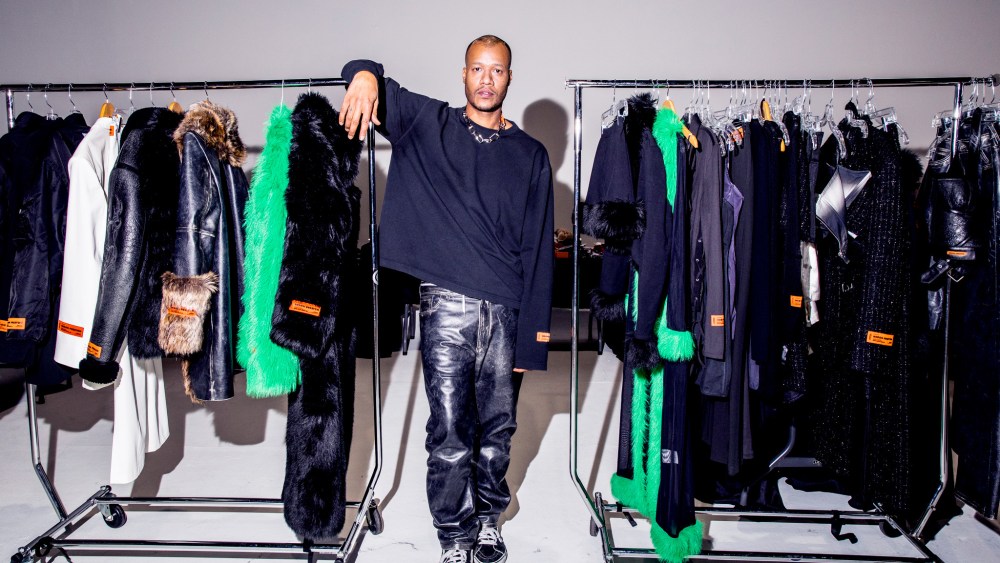 A preview look from Heron Preston's fall 2023 collection.