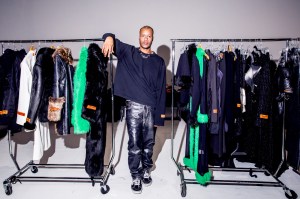 A preview look from Heron Preston RTW Fall 2023 collection.