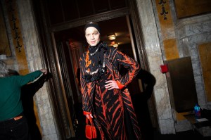 The scene at Front Row at Altuzarra RTW Fall 2023
