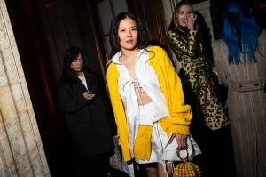 The scene at Front Row at Altuzarra RTW Fall 2023