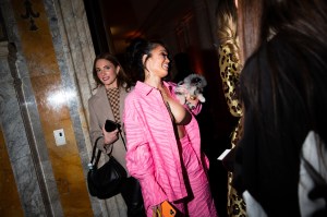 The scene at Front Row at Altuzarra RTW Fall 2023