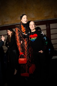 The scene at Front Row at Altuzarra RTW Fall 2023