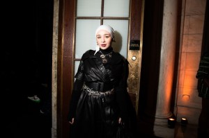 The scene at Front Row at Altuzarra RTW Fall 2023