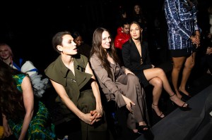The scene at Front Row at Altuzarra RTW Fall 2023