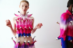 Backstage at Area RTW Fall 2023