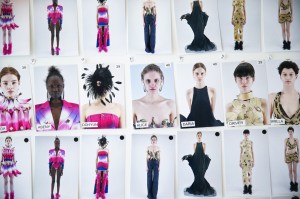 Backstage at Area RTW Fall 2023