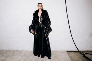 Backstage at Brandon Maxwell RTW Fall 2023