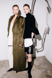 Backstage at Brandon Maxwell RTW Fall 2023