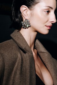 Backstage at Brandon Maxwell RTW Fall 2023