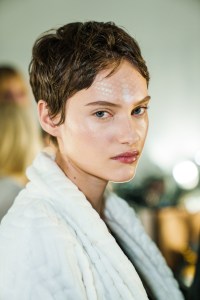 Backstage at Dion Lee RTW Fall 2023