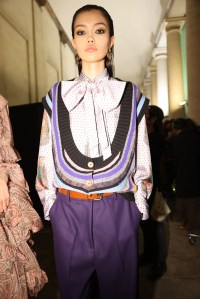 Backstage at Etro RTW Fall 2023
