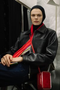 Backstage at Jil Sander RTW Fall 2023