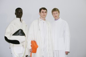 Backstage at Jil Sander RTW Fall 2023