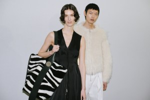 Backstage at Jil Sander RTW Fall 2023