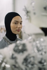 Backstage at Jil Sander RTW Fall 2023