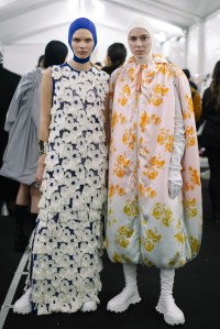 Backstage at Jil Sander RTW Fall 2023