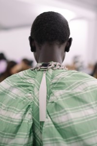 Backstage at Jil Sander RTW Fall 2023