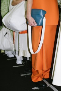 Backstage at Jil Sander RTW Fall 2023