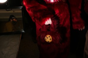 Backstage at Puppets and Puppets RTW Fall 2023