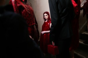 Backstage at Puppets and Puppets RTW Fall 2023