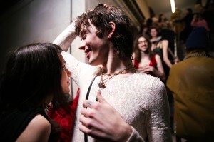 Backstage at Puppets and Puppets RTW Fall 2023