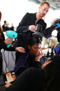 Backstage at Ulla Johnson RTW Fall 2023