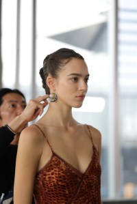 Backstage at Ulla Johnson RTW Fall 2023
