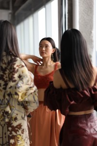 Backstage at Ulla Johnson RTW Fall 2023