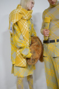 Backstage at Burberry RTW Fall 2023
