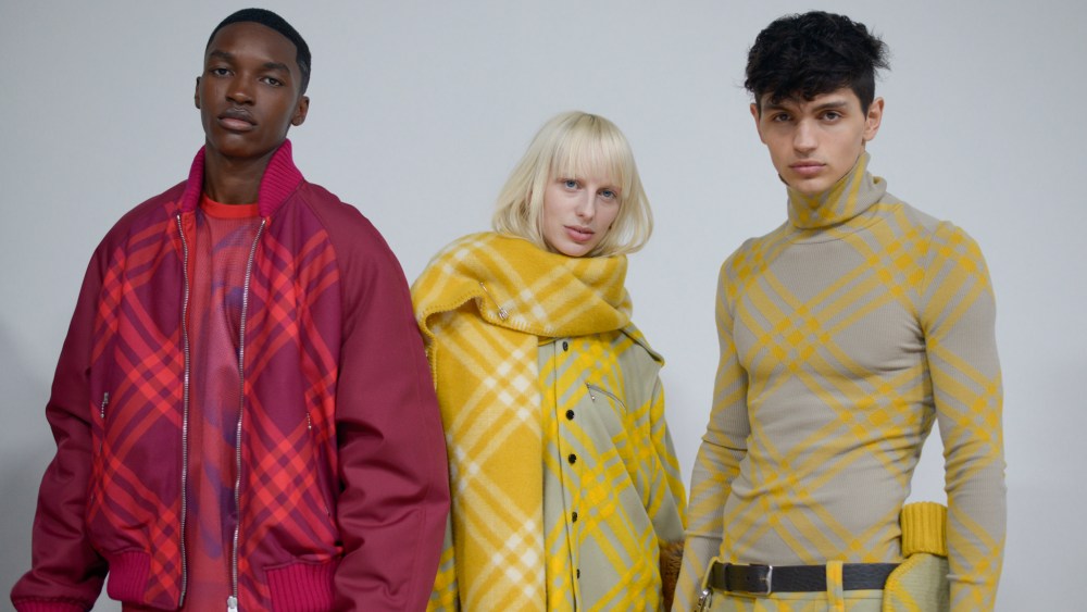 Backstage at Burberry RTW Fall 2023