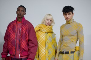 Backstage at Burberry RTW Fall 2023