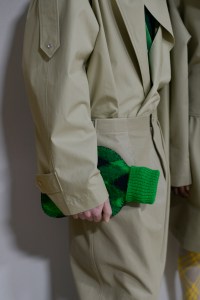 Backstage at Burberry RTW Fall 2023