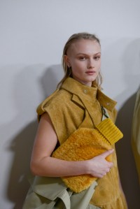 Backstage at Burberry RTW Fall 2023
