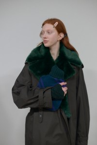 Backstage at Burberry RTW Fall 2023
