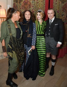 Donna Karan, Diane von Furstenberg, Stacey Bendet, Thom Browne