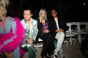 Ezra J. William, Tina Leung, and Prabal Gurung