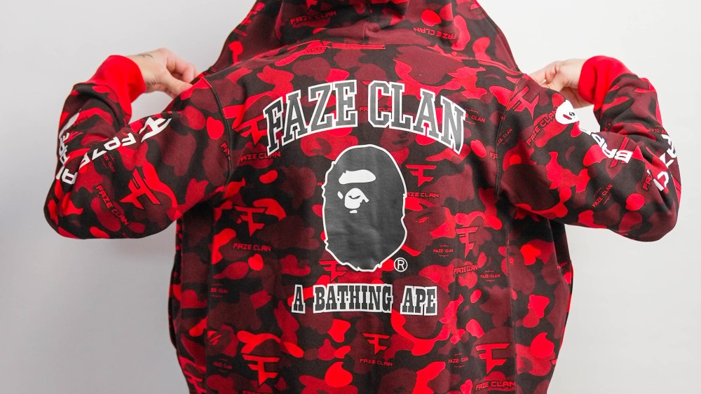 FaZe Clan x Bape Merchandise Collection