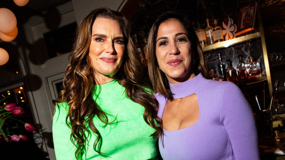 Brooke Shields and Elisa Dahan